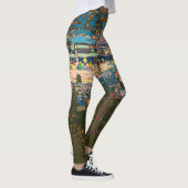 Abstract Kandinsky Riding Paar Kleurrijk Leggings (Rechts)
