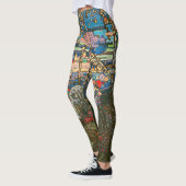 Abstract Kandinsky Riding Paar Kleurrijk Leggings (Links)
