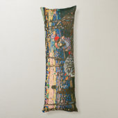 Abstract Kandinsky Riding Paar Kleurrijk Lichaamskussen (Achterkant (Verticaal))