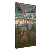 Abstract Kandinsky Riding Paar Kleurrijk Mini Klembord (Schuin)