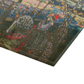 Abstract Kandinsky Riding Paar Kleurrijk Snijplank (Hoek)