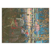 Abstract Kandinsky Riding Paar Kleurrijk Tafelkleed (Voorkant (Horizontaal))