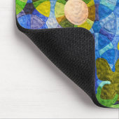 abstract kantelpatroon muismat (Hoek)