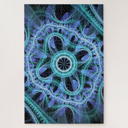 abstract kantpuzzel legpuzzel (Verticaal)