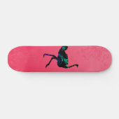 Abstract karton voor struisvogels skateboard (Horizontaal)