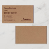 Abstract - Kartonnen doos Visitekaartje (Voorkant / Achterkant)