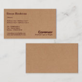 Abstract - Kartonnen doos Visitekaartje (Voorkant / Achterkant)