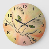 Abstract Kat Face Grote Klok (Voorkant)