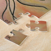 Abstract Kat Face Legpuzzel (Zijkant)