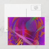 Abstract kattengezicht briefkaart (Voorkant / Achterkant)