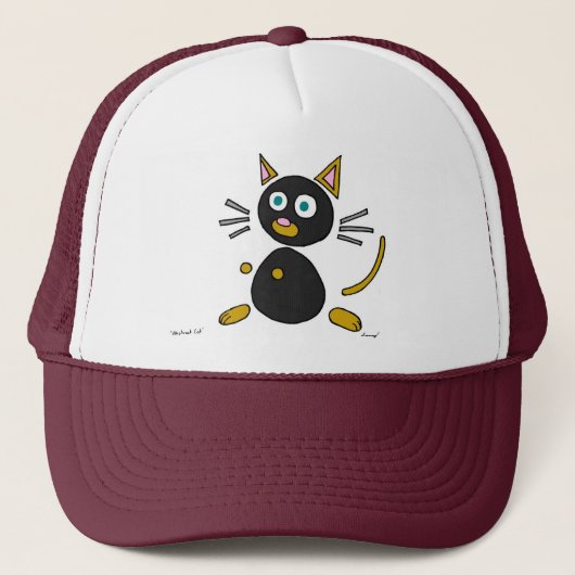 Abstract kattenPet Trucker Pet (Voorkant)