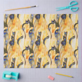 Abstract kattenweefselpapier tissuepapier (Craft)