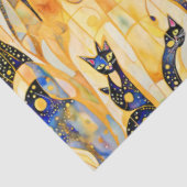 Abstract kattenweefselpapier tissuepapier (Detail)