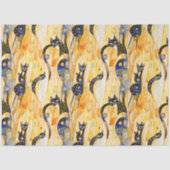 Abstract kattenweefselpapier tissuepapier (Voorkant)