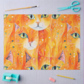 Abstract kattenweefselpapier tissuepapier (Craft)