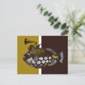Abstract kegelvormig Briefkaart (Staand voorkant)