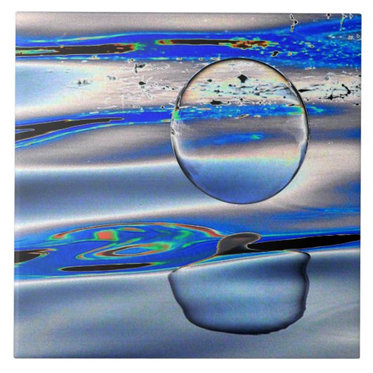 Abstract keramisch betondeeg voor badkamer tegeltje (Voorkant)