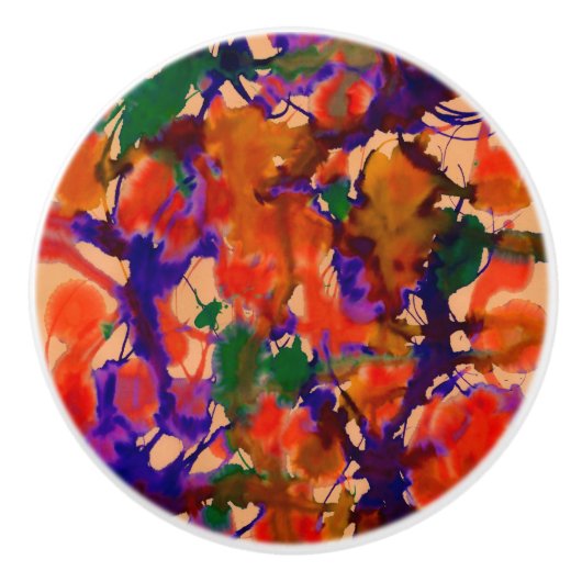 Abstract Keramische Knop (Voorkant)