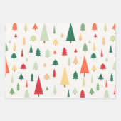 Abstract kerstbomen in scandinavië inpakpapier vel (Voorkant 2)