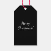 Abstract kerstboom cadeau label. cadeaulabel (Achterkant)