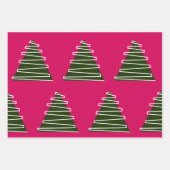 Abstract kerstboom inpakpapier (Voorkant 2)