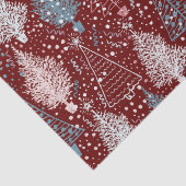 Abstract kerstboompatroon 3 tissuepapier (Detail)