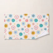 Abstract kerstboomschilfers patroon bad handdoek (Handdoek)