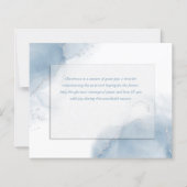 Abstract kerstbudget — Blauwe winterboom (Achterkant)