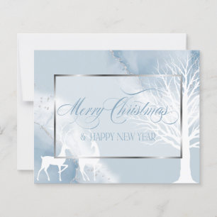 Abstract kerstbudget — Blauwe winterboom