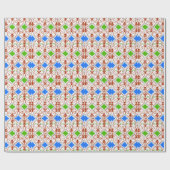 Abstract kerstcadeautje cadeaupapier (Vlak)