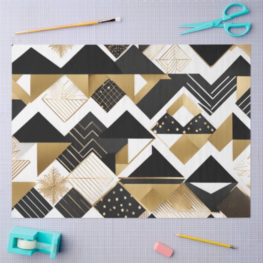 abstract kerstdiamanten tissuepapier (Craft)