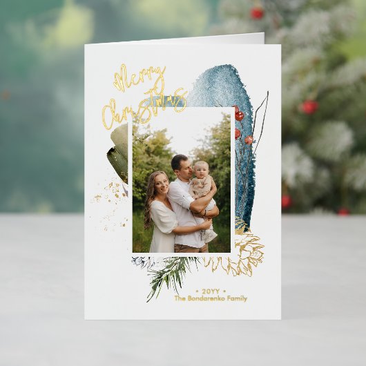 Abstract kerstfeestdag op feestdag op feestdag - F Folie Feestdagenkaart (Feestdagen Insitu)