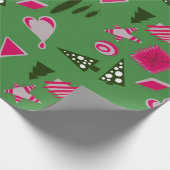 Abstract kerstinpakpapier cadeaupapier (Hoek)