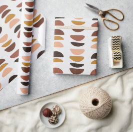 Abstract | Kerstmis | Beige | Minimalistisch | Cadeaupapier