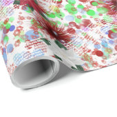 Abstract kerstontwerp cadeaupapier (Rol Hoek)