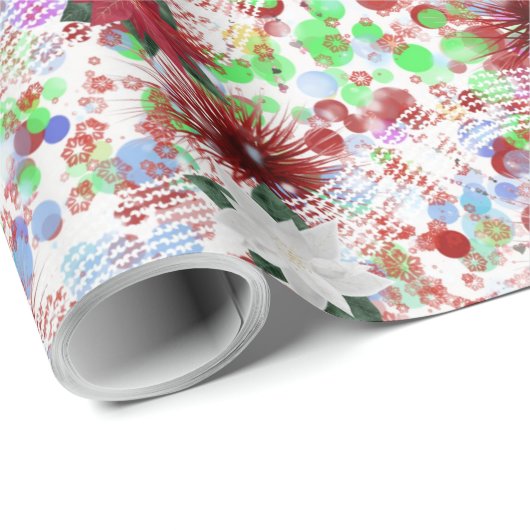 Abstract kerstontwerp cadeaupapier (Rol Hoek)