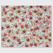 Abstract kerstontwerp cadeaupapier (Vlak)