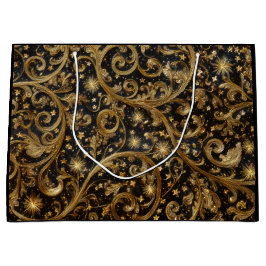 Abstract kerstpatroon groot cadeauzakje