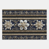 Abstract kerstpatroon inpakpapier vel (Voorkant)