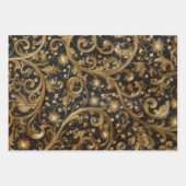 Abstract kerstpatroon inpakpapier vel (Voorkant 3)