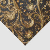 Abstract kerstpatroon tissuepapier (Detail)