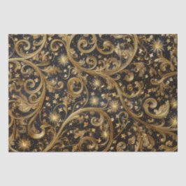 Abstract kerstpatroon tissuepapier