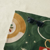 Abstract Kersttapijt Strandlaken (In situ)