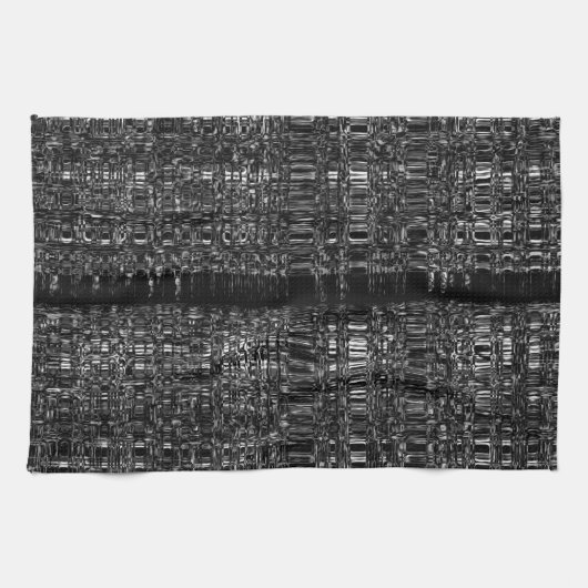 Abstract kettingpatroon theedoek (Horizontaal)