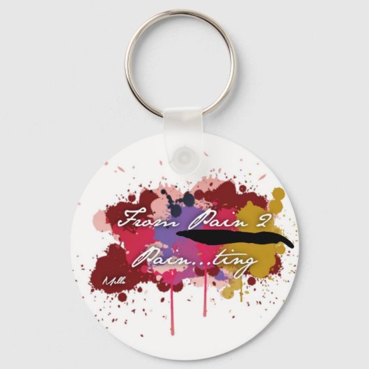 Abstract Keychain (Achterkant)