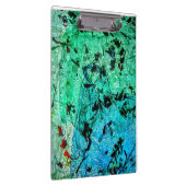 Abstract klembord, Recyclen plastic gestreken kleu Klembord (Rechts)