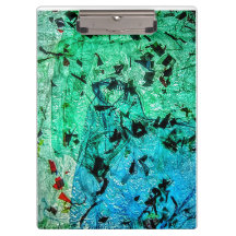 Abstract klembord, Recyclen plastic gestreken kleu