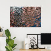 Abstract Kleur Poster met Waterreflecties (Thuiskantoor)