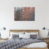 Abstract Kleur Poster met Waterreflecties Canvas Afdruk (Insitu (Slaapkamer))
