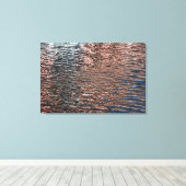 Abstract Kleur Poster met Waterreflecties Canvas Afdruk (Insitu (Houten vloer))